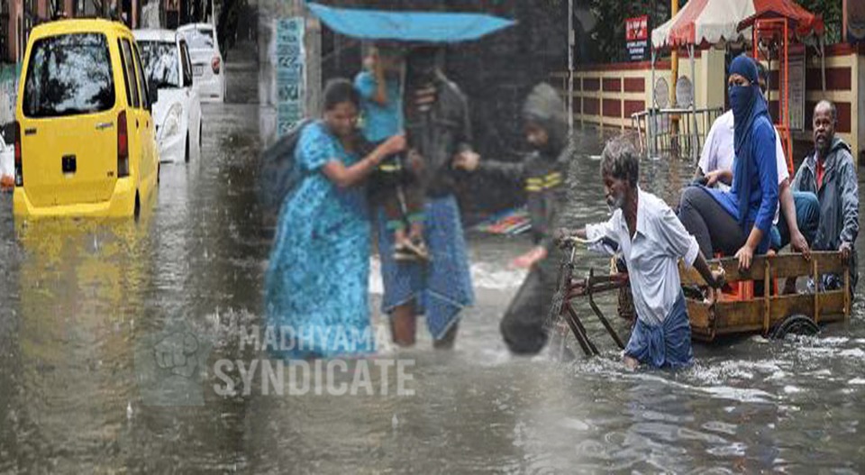 ചെന്നൈ മഴക്കെടുതിയില്‍ രണ്ട് മരണം; വിമാനത്താവളം അടച്ചു, ട്രെയിനുകള്‍ റദ്ദാക്കി, നഗരത്തില്‍ മുതല ഇറങ്ങി