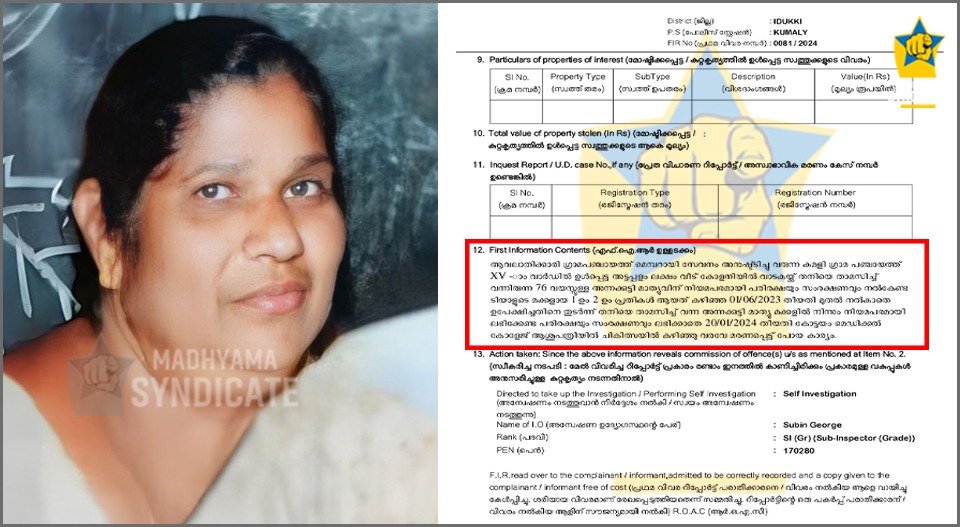 അമ്മയെ ഉപേക്ഷിച്ച മക്കള്‍ക്കെതിരെ പോലീസ് കേസ്; സജിമോനും സഹോദരി സിജിക്കുമെതിരെ അച്ചടക്ക നടപടിയും വന്നേക്കും