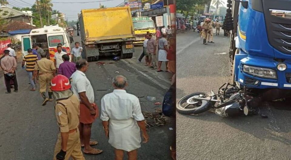 സംസ്ഥാനത്ത് ലോറി അപകടത്തില്‍ രണ്ട് ജീവനുകള്‍ കൂടി പൊലിഞ്ഞു; ടോറസ് ഇടിച്ച് അച്ഛനും നഴ്സിങ് വിദ്യാര്‍ത്ഥിയായ മകള്‍ക്കും ദാരുണാന്ത്യം