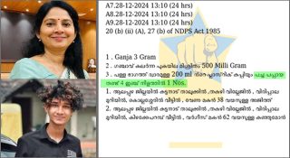 പപ്പായ തണ്ടുമായി ചെറുപ്പക്കാർ!! എംഎൽഎയുടെ മകൻ്റെ കേസിലെ എക്സൈസ് റിപ്പോർട്ട് പുറത്ത്; ആരോഗ്യമന്ത്രി അന്ന് പറഞ്ഞതും ‘ലഹരി ഇൻഹലേഷനെ’ക്കുറിച്ച്