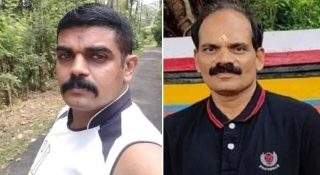 ബിജെപി നേതാവായ ഭാര്യ കൊലയാളിയായ സന്തോഷിന്റെ സഹപാഠിയും സുഹൃത്തും; രാധാകൃഷ്ണന്‍ ബന്ധം വിലക്കി; കൈതപ്രത്തെ വെടിവയ്പ്പിന് പിന്നില്‍